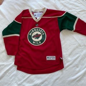 Boys Minnesota Wild Jersey